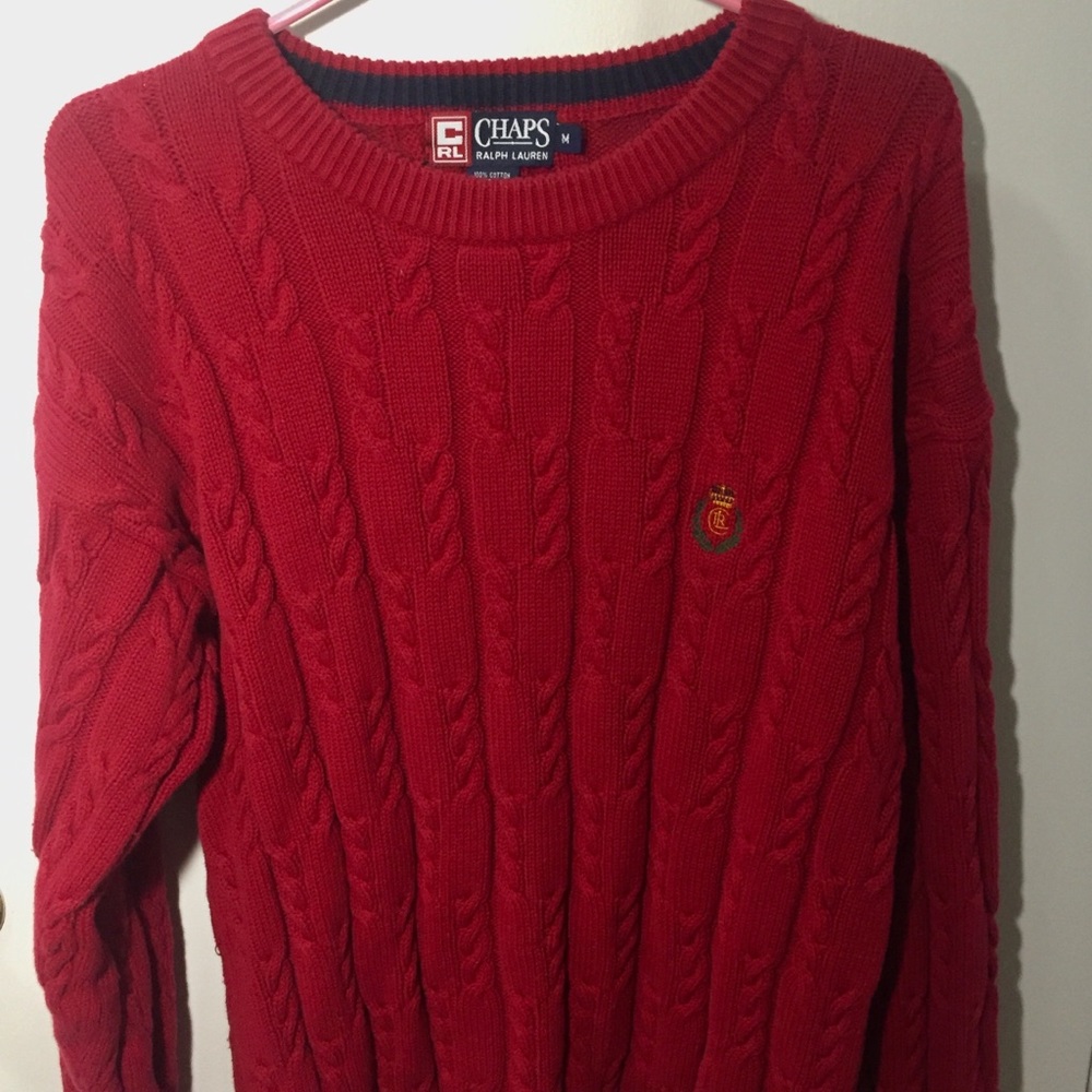 Chaps Ralph Lauren Textured Crewneck Sweater